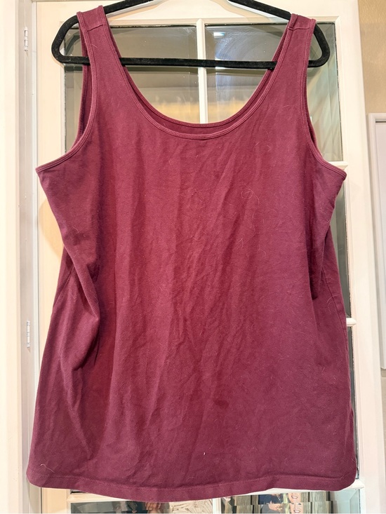 Maurices Tops - Maurices Burgundy Scoop Neck Tank Top